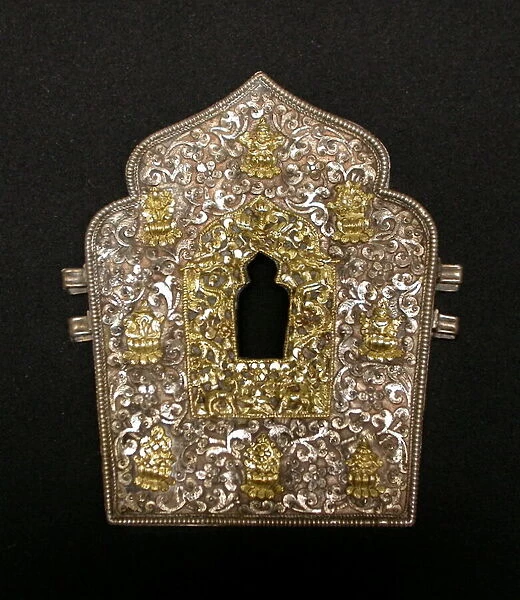 Mans Portable Amulet Shrine (Ga u), 18th century. Creator: Unknown
