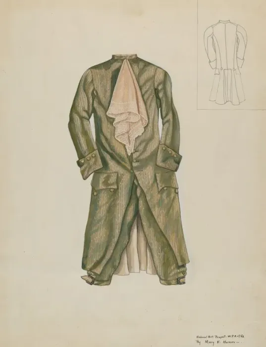 Framed Print : Mans Suit, c. 1937. Creator: Mary E Humes Framed Print : Mans Suit, c. 1937. Creator: Mary E Humes