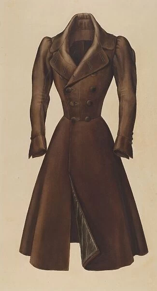 Mans Topcoat, 1935  /  1942. Creator: Henry De Wolfe