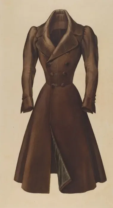 Framed Print : Mans Topcoat, 1935 / 1942. Creator: Henry De Wolfe Framed Print : Mans Topcoat, 1935 / 1942. Creator: Henry De Wolfe