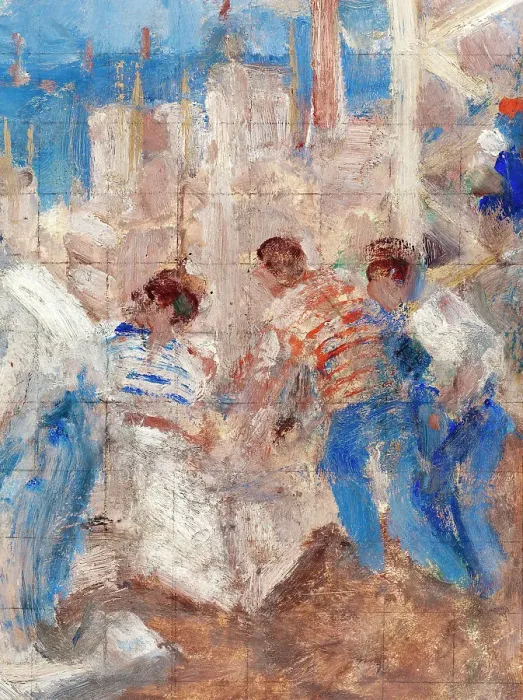 Framed Print : Mans work: Sketch for the boy's school in rue Kuss, 13th arrondissement of Paris, 1933. Creator: Jean Alfred Adler Framed Print : Mans work: Sketch for the boy's school in rue Kuss, 13th arrondissement of Paris, 1933. Creator: Jean Alfred Adler