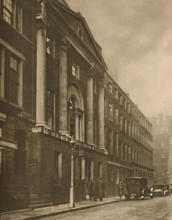 Framed Print : Mansion Built By The Brothers Adam for the Royal Society of Arts, c1935. Creator: Unknown Framed Print : Mansion Built By The Brothers Adam for the Royal Society of Arts, c1935. Creator: Unknown