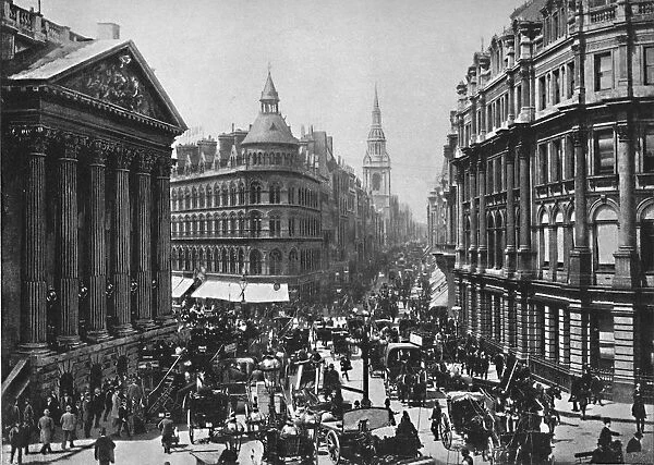 The Mansion House and Cheapside, c1896. Artist: Frith & Co