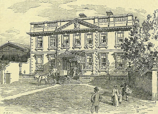 The Mansion House, Dublin, c1900. Creator: Unknown