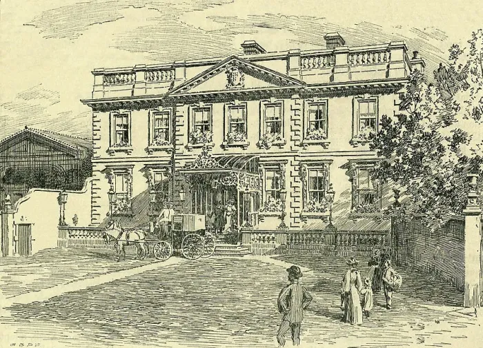 Framed Print : The Mansion House, Dublin, c1900. Creator: Unknown Framed Print : The Mansion House, Dublin, c1900. Creator: Unknown
