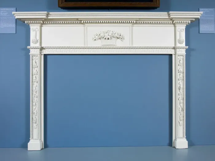 Framed Print : Mantel, 1813. Creator: Samuel Field McIntire Framed Print : Mantel, 1813. Creator: Samuel Field McIntire