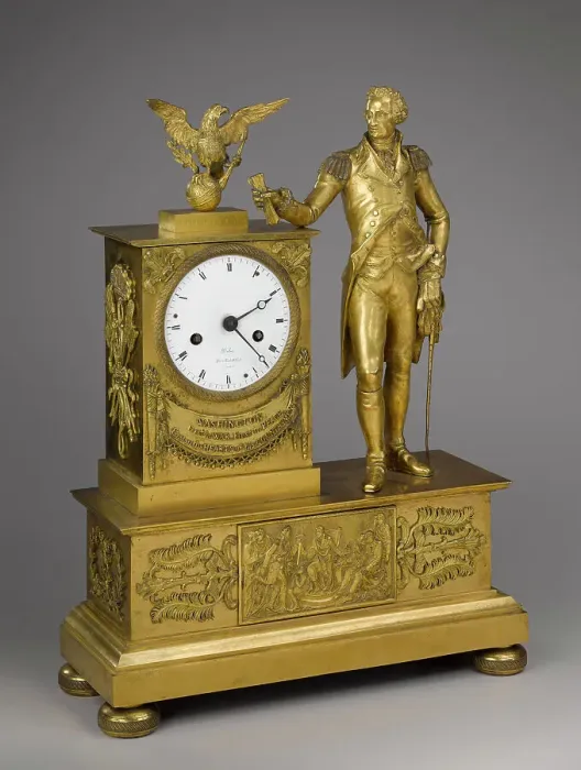 Framed Print : Mantel Clock, c1815-19. Creator: Jacques Nicolas Pierre Francois Dubuc Framed Print : Mantel Clock, c1815-19. Creator: Jacques Nicolas Pierre Francois Dubuc