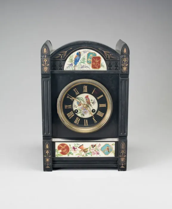 Framed Print : Mantel Clock, England, 1875  /  80. Creator: Unknown