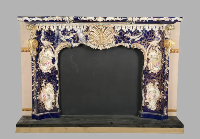 Framed Print : Mantel, Staffordshire, 1830 / 45. Creator: Charles James Mason Framed Print : Mantel, Staffordshire, 1830 / 45. Creator: Charles James Mason