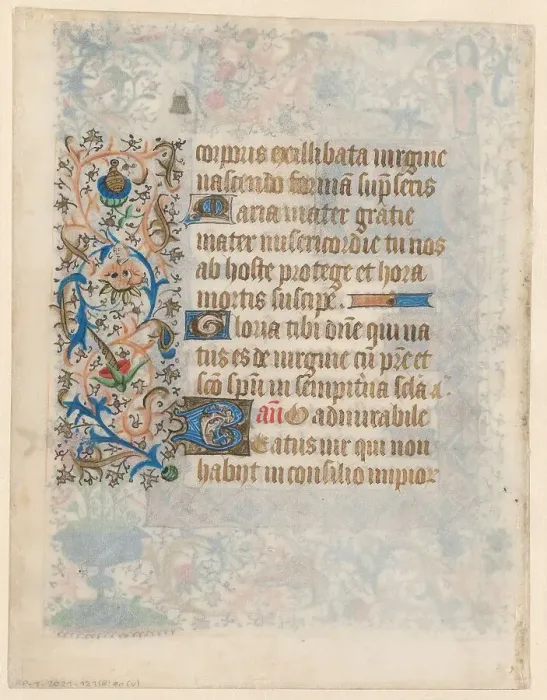 Framed Print : Manuscript, c.1400-c.1449. Creator: Anon Framed Print : Manuscript, c.1400-c.1449. Creator: Anon