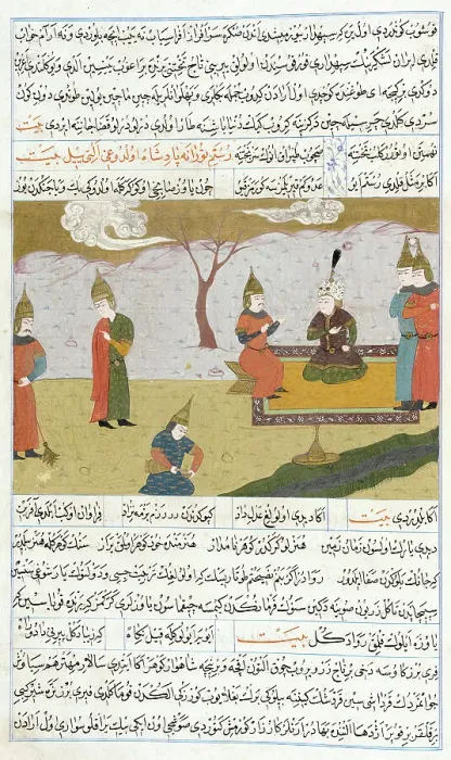 Framed Print : Manuscript of the Tarcuma-Shahnama (Book of Kings) (image 2 of 3), Late 16th century. Creator: Unknown Framed Print : Manuscript of the Tarcuma-Shahnama (Book of Kings) (image 2 of 3), Late 16th century. Creator: Unknown