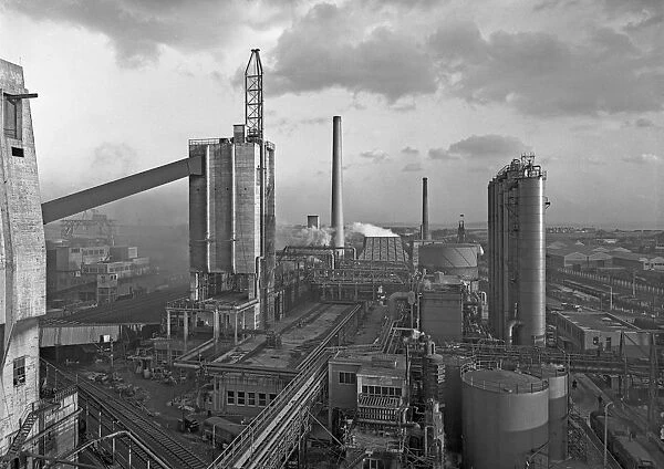 Manvers coal processing plant, Wath upon Dearne, near Rotherham, South Yorkshire, February 1957