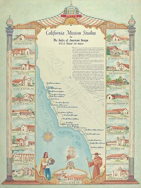 Map, 1935 / 1942. Creator: Hal Blakeley