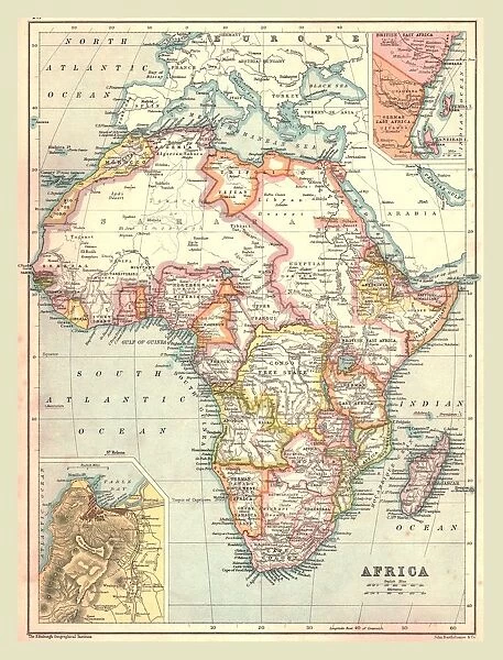 Map of Africa, 1902. Creator: Unknown
