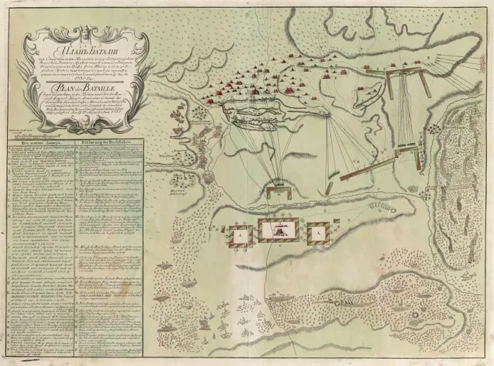 Framed Print : Map of Battle of Savuchny, 1739-1740. Artist: Anonymous Framed Print : Map of Battle of Savuchny, 1739-1740. Artist: Anonymous