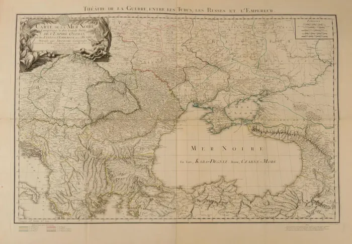 Framed Print : Map of the Black Sea, depicting the theater of the Russo-Turkish War, begun in 1787, 1788 Framed Print : Map of the Black Sea, depicting the theater of the Russo-Turkish War, begun in 1787, 1788