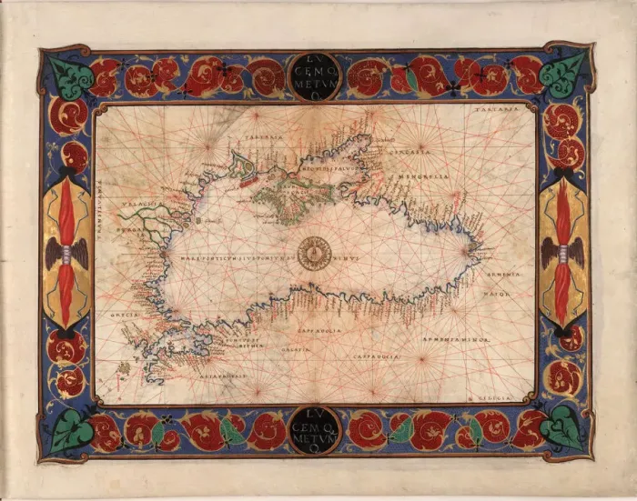 Framed Print : Map of the Black Sea including part of present-day Romania, Bulgaria, Turkey, Ukraine Framed Print : Map of the Black Sea including part of present-day Romania, Bulgaria, Turkey, Ukraine