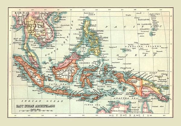 Map of the East Indian Archipelago, 1902. Creator: Unknown