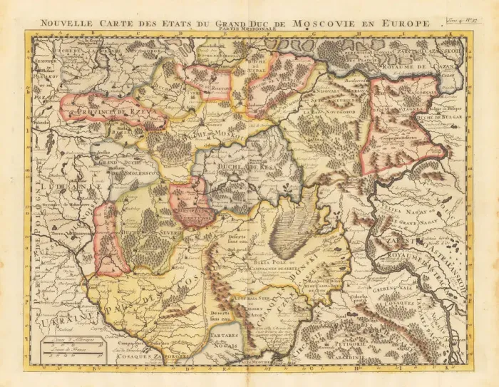 Framed Print : Map of the Grand Duchy of Moscow Framed Print : Map of the Grand Duchy of Moscow