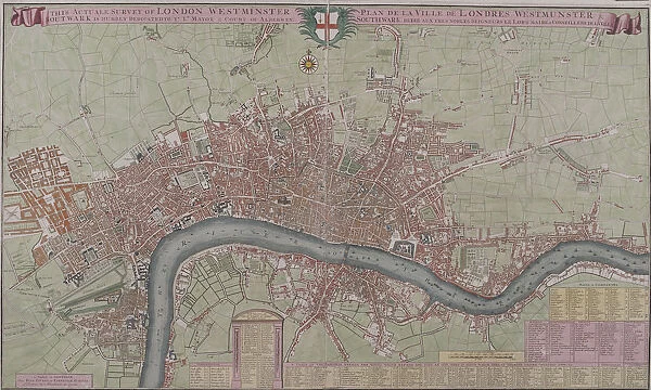 Map of London, 1725