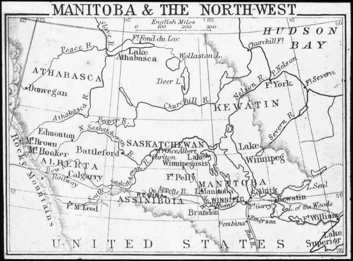 Framed Print : Map of Manitoba and the Northwest, Canada, c1893. Artist: George Philip & Son Ltd Framed Print : Map of Manitoba and the Northwest, Canada, c1893. Artist: George Philip & Son Ltd
