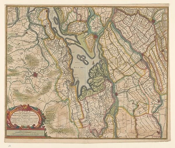 Map of parts of North Brabant, South Holland and Gelderland, 1629. Creator: Balthasar Florisz. van Berckenrode