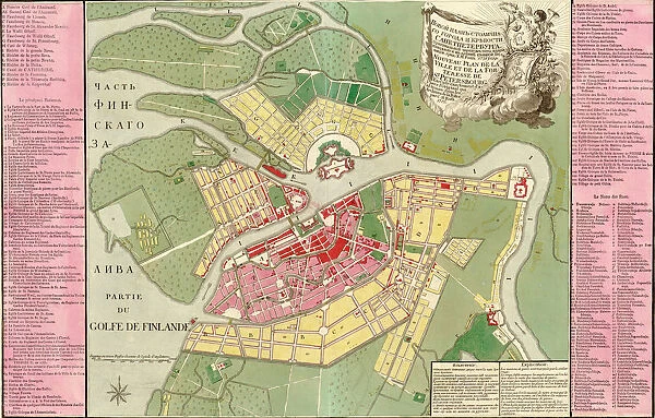 Map of Petersburg, 1776