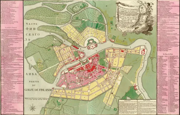 Framed Print : Map of Petersburg, 1776 Framed Print : Map of Petersburg, 1776