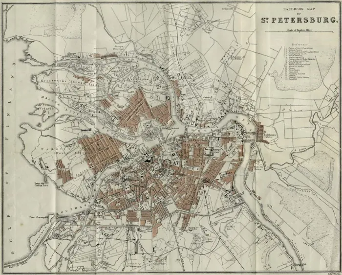 Framed Print : Map of Petersburg, 1893. Artist: Anonymous master Framed Print : Map of Petersburg, 1893. Artist: Anonymous master