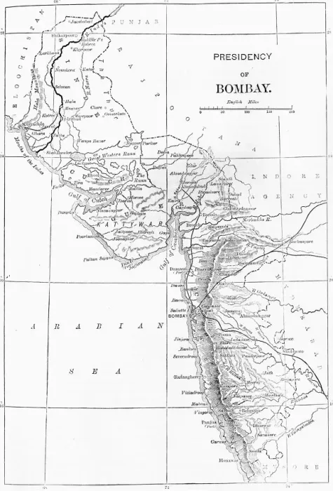 Framed Print : Map of Presidency of Bombay, c1891. Creator: James Grant Framed Print : Map of Presidency of Bombay, c1891. Creator: James Grant