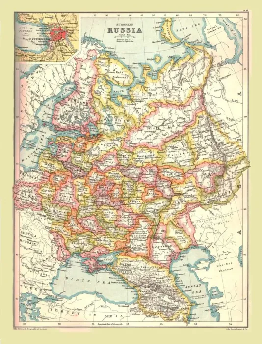 Framed Print : Map of Russia, 1902. Creator: Unknown Framed Print : Map of Russia, 1902. Creator: Unknown