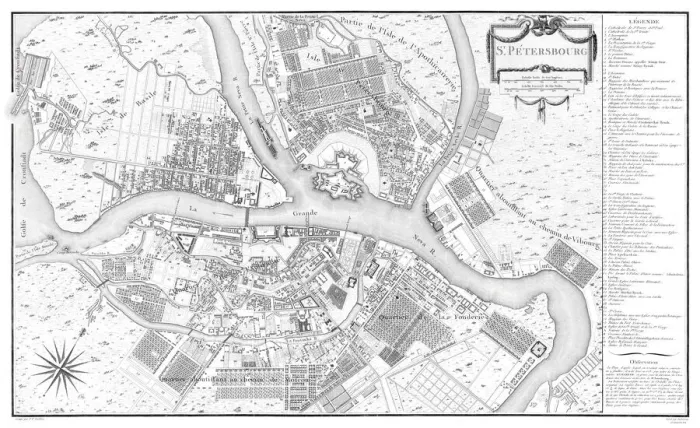 Framed Print : Map of Saint Petersburg, 1783. Creator: Tardieu, Pierre Francois (1752-1798) Framed Print : Map of Saint Petersburg, 1783. Creator: Tardieu, Pierre Francois (1752-1798)