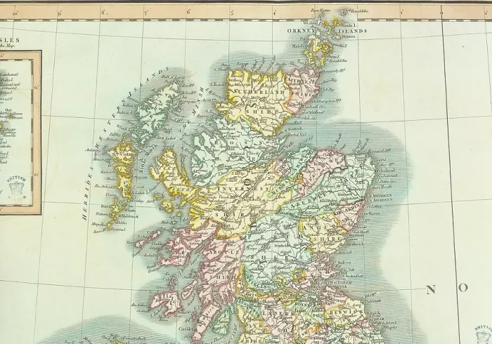 Framed Print : Map of Scotland, (c1800?) Creator: John Cary Framed Print : Map of Scotland, (c1800?) Creator: John Cary