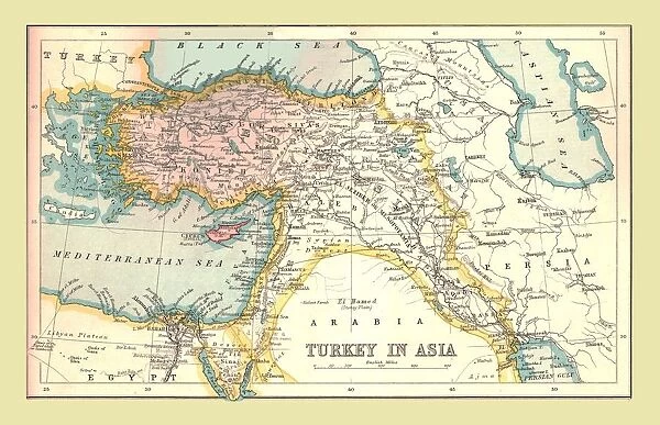 Map of Turkey in Asia, 1902. Creator: Unknown