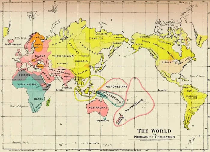 Framed Print : Map of the World on Mercators Projection, 1902 Framed Print : Map of the World on Mercators Projection, 1902