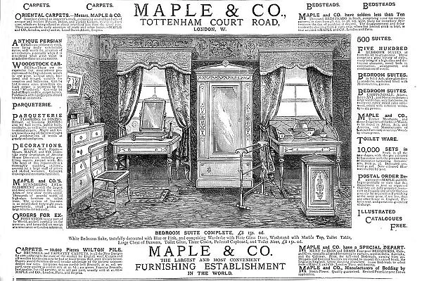 Maple and Co. Tottenham Court Road. 1886. Creator: Unknown