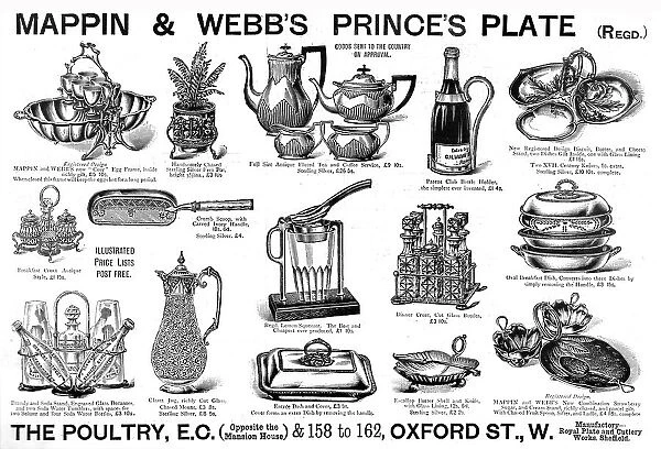 'Mappin & Webb's Prince's Plate, 1891. 'Mappin & Webb's Prince's Plate, 1891