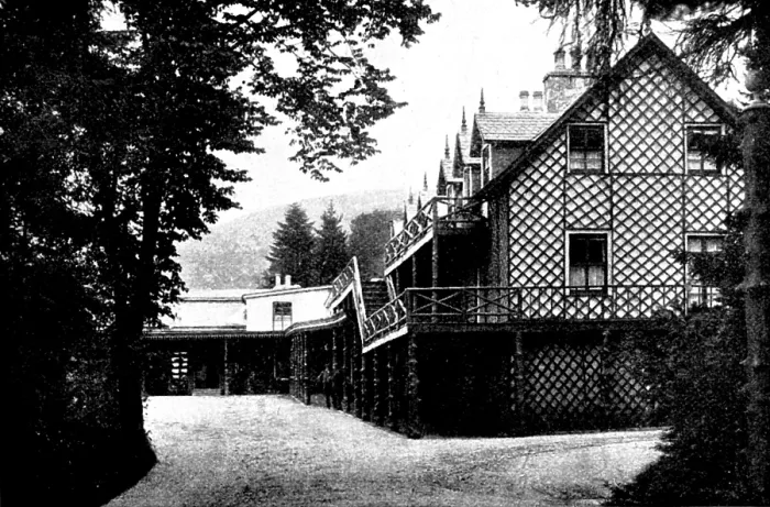 Framed Print : Mar Lodge, Braemar, destroyed by fire on June 14, 1895. Creator: George Washington Wilson Framed Print : Mar Lodge, Braemar, destroyed by fire on June 14, 1895. Creator: George Washington Wilson