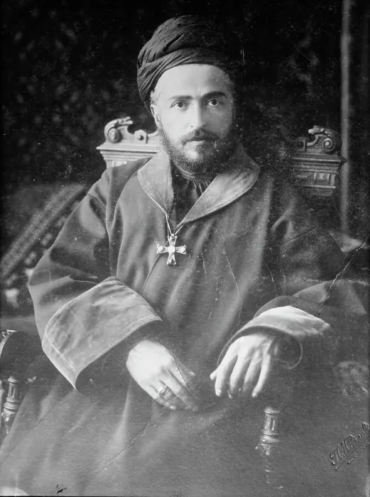 Framed Print : Mar Shimun, between c1915 and 1918. Creator: Bain News Service Framed Print : Mar Shimun, between c1915 and 1918. Creator: Bain News Service
