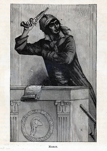 Marat, 1882. Artist: Anonymous