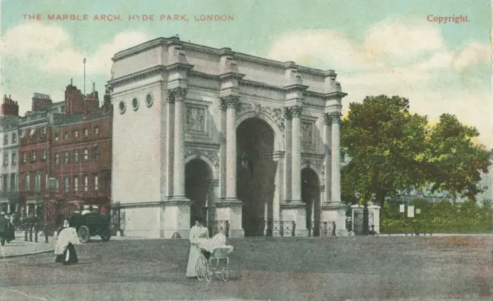 Framed Print : Marble Arch, Hyde Park, London Framed Print : Marble Arch, Hyde Park, London