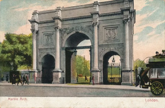 Framed Print : Marble Arch, London, c1906 Framed Print : Marble Arch, London, c1906
