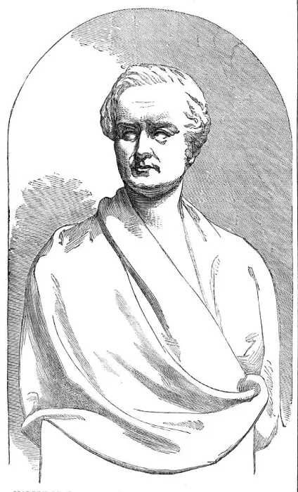 Framed Print : Marble bust of the late Sir Robert Peel, by A. Munro, 1854. Creator: Unknown Framed Print : Marble bust of the late Sir Robert Peel, by A. Munro, 1854. Creator: Unknown