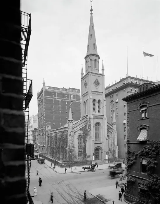 Framed Print : Marble Collegiate Church, New York City, c.between 1910 and 1920. Creator: Unknown Framed Print : Marble Collegiate Church, New York City, c.between 1910 and 1920. Creator: Unknown