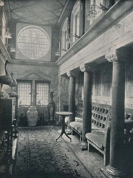 Marble Hall at No 1 Holland Park, 1898. Artist: Philip Webb