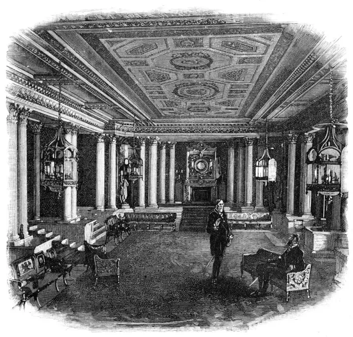 Framed Print : The Marble Hall, Buckingham Palace, 1900 Framed Print : The Marble Hall, Buckingham Palace, 1900