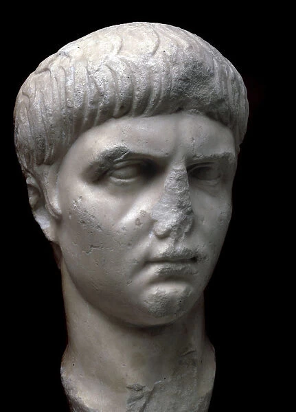 Marble portrait bust of the Roman Emperor Nero, 1st century