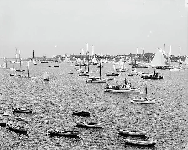 Marblehead Harbor, Mass. between 1900 and 1906. Creator: Unknown