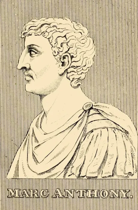 Framed Print : Marc Anthony, (83-30 BC), 1830. Creator: Unknown Framed Print : Marc Anthony, (83-30 BC), 1830. Creator: Unknown