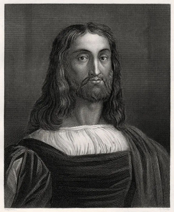 Framed Print : Marcantonio Raimondi, Italian engraver, 19th century. Artist: C Cook Framed Print : Marcantonio Raimondi, Italian engraver, 19th century. Artist: C Cook